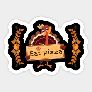 eat pizza Sticker